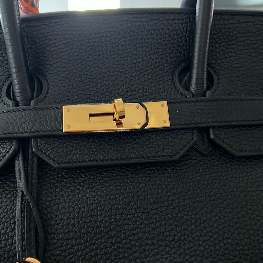 Hermès Birkin 35 noir ( black) Togo gold hardware in excellent condition - Picture 7 of 16